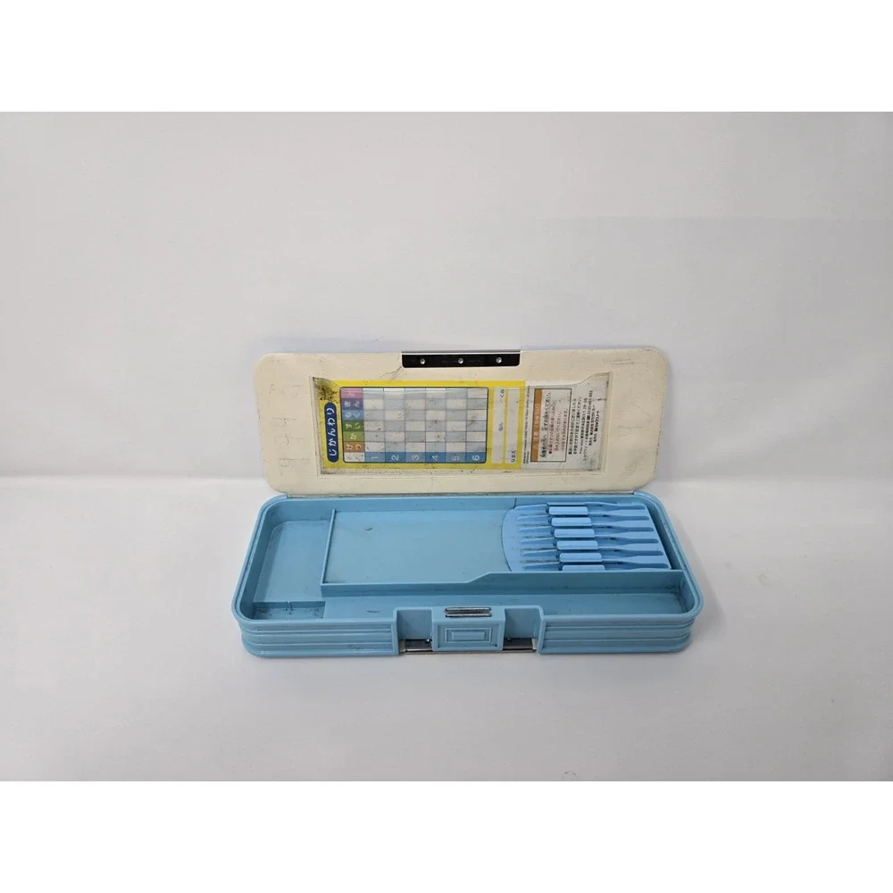 Pokémon Diamond & Pearl Pocket Monsters Pencil Case Box Blue Pikachu Japan